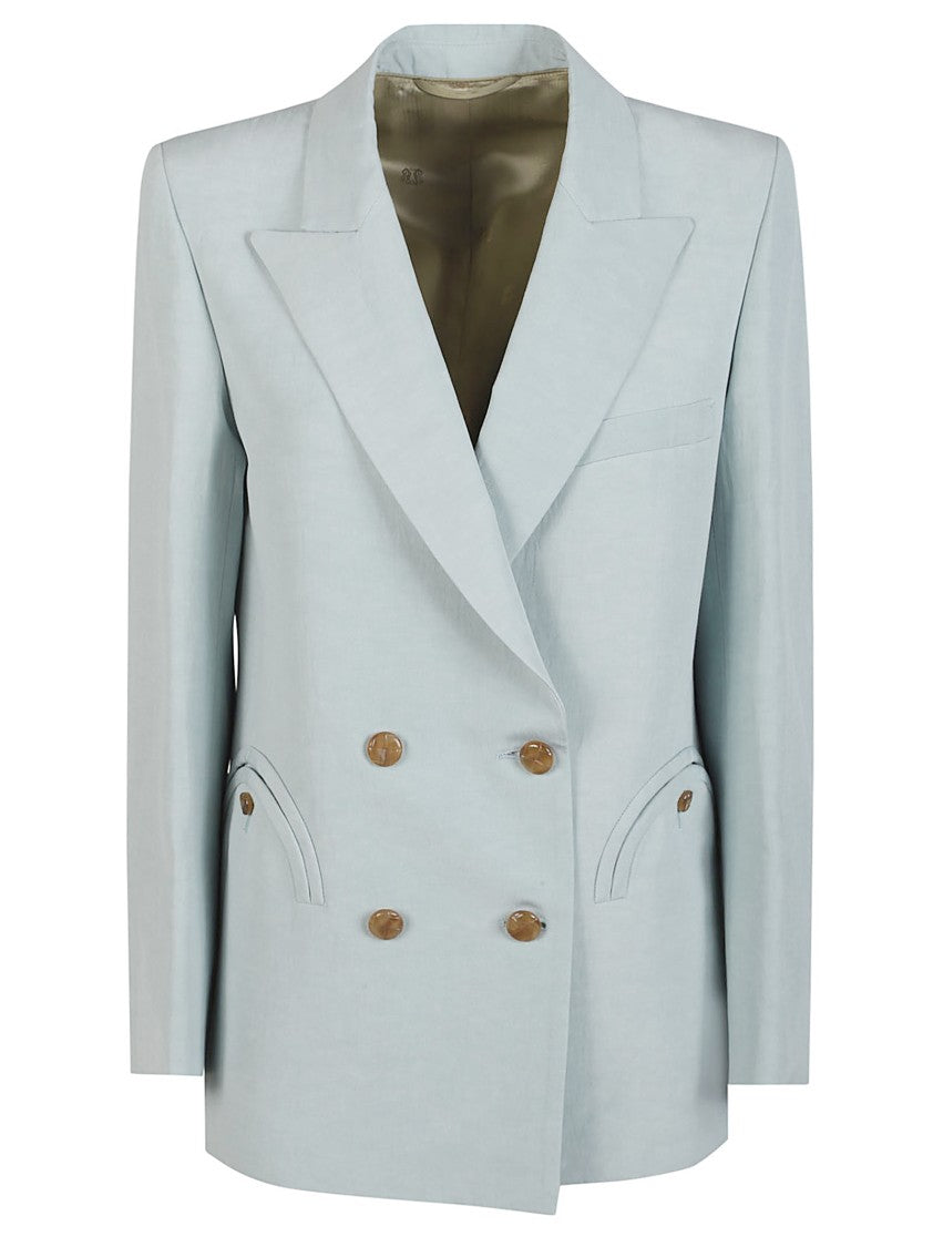 Blazé Milano Zenith Everynight Double Breasted Silk Blazer