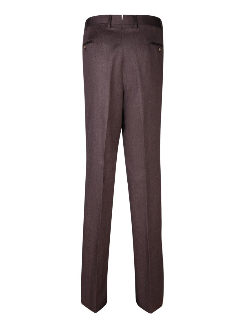Dell'oglio Tailored Trousers With Classic Fit And Detailing