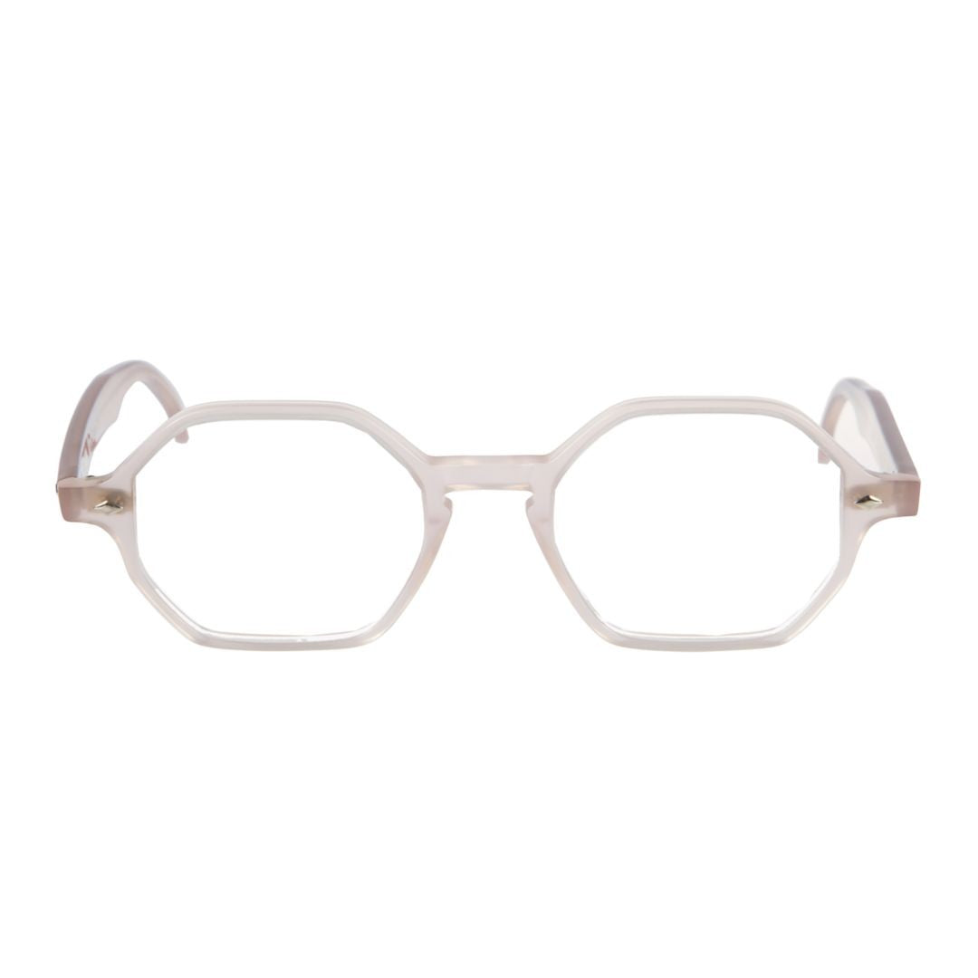 Kador Octagon Translucent Octagonal Sunglasses With Sleek Tapered Temples