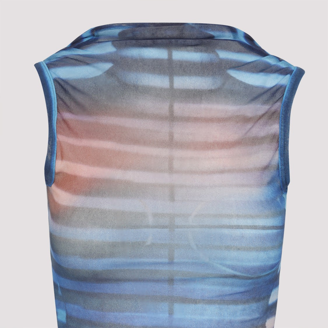 Jean Paul Gaultier Bold Multicolor Mesh Dress