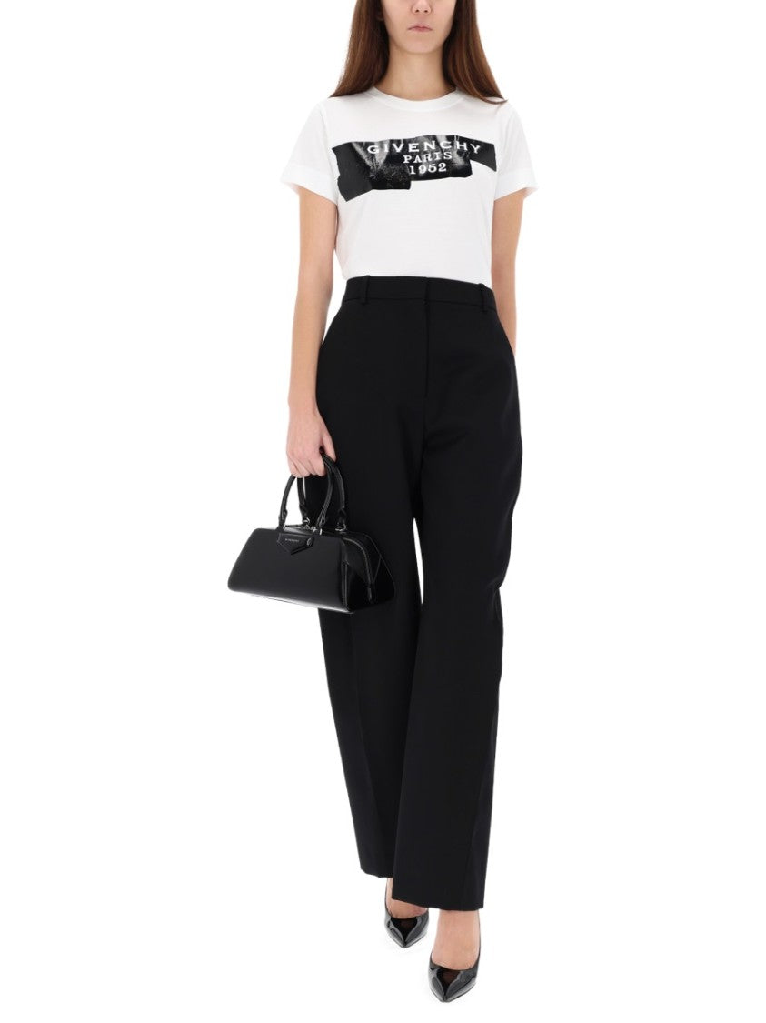 Givenchy Tape Boxy Graphic Printed T-Shirt