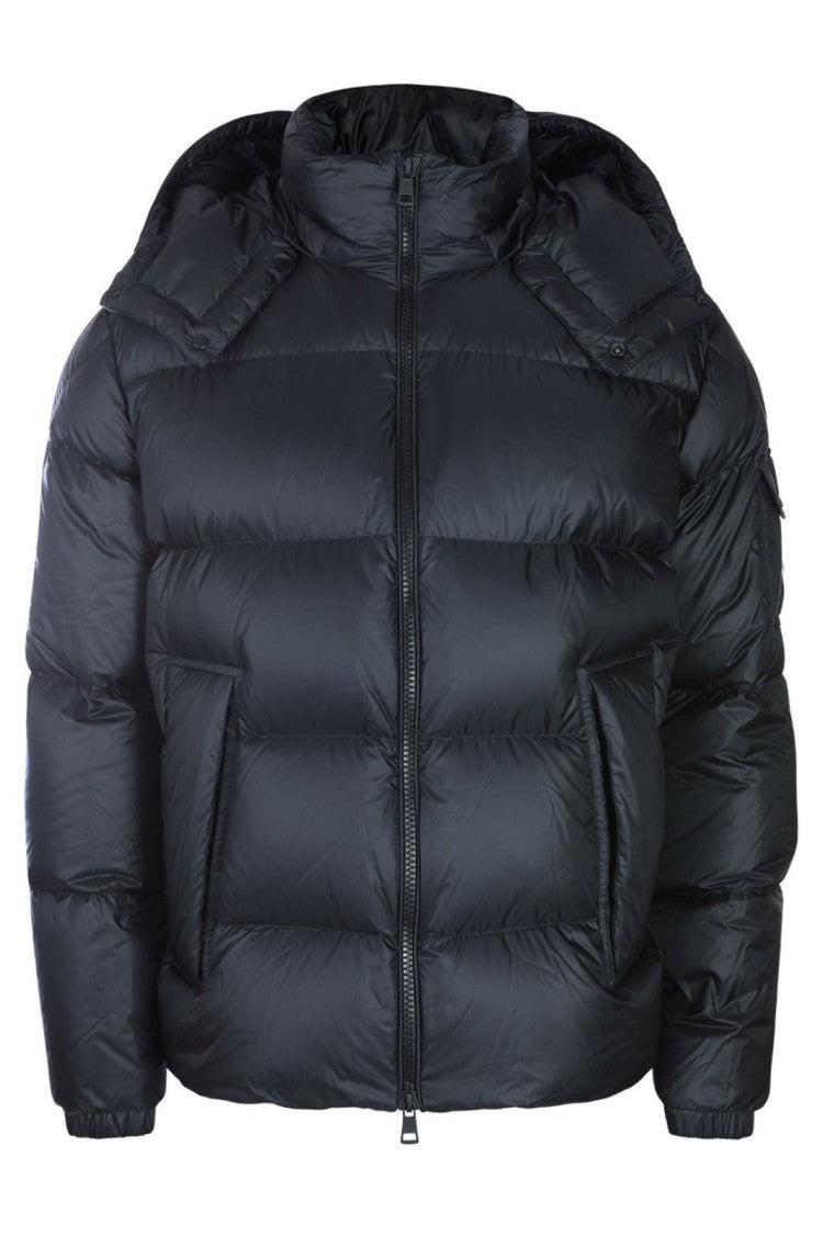 Moncler Finish Hooded Puffer Jacket With Quilted Design
