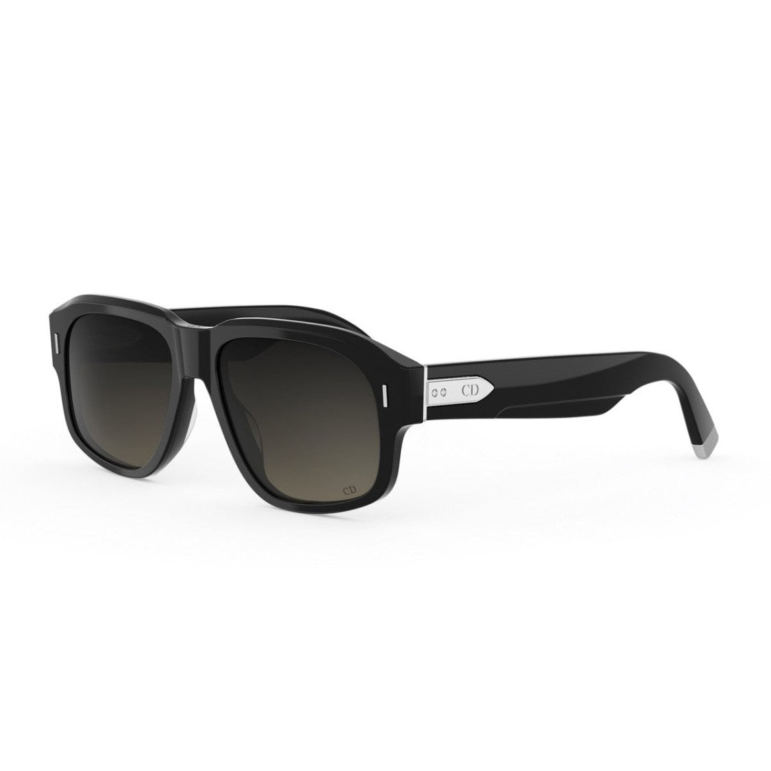 Dior Black Diortailoring Acetate Oversized Square Sunglasses