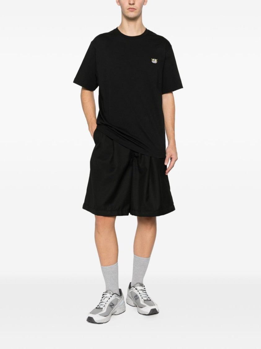 Kenzo Black Wild Tiger Cotton T-Shirt