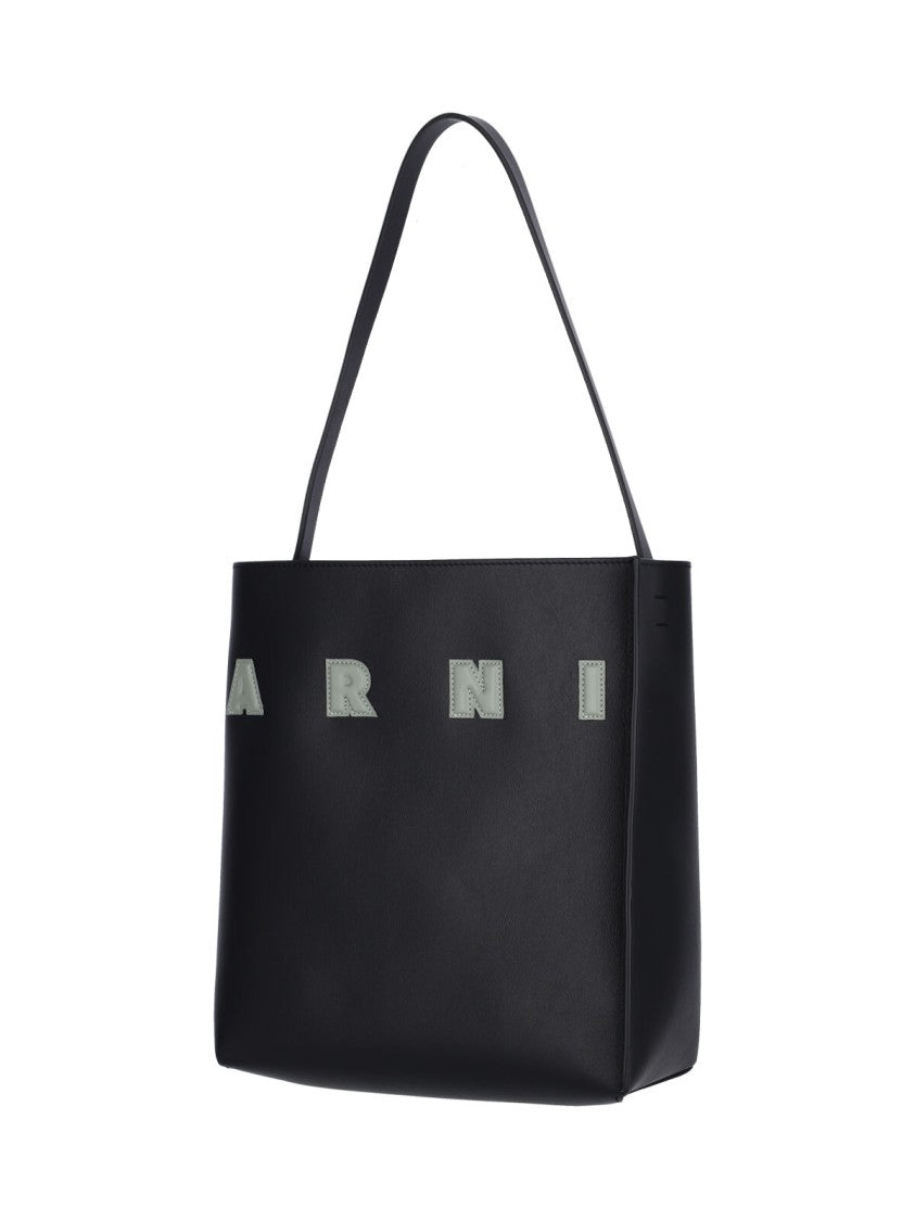 Marni Structured Black Bag With Minimalist Design