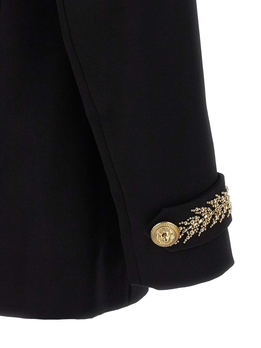 Balmain Leaf Embroidery Blazer