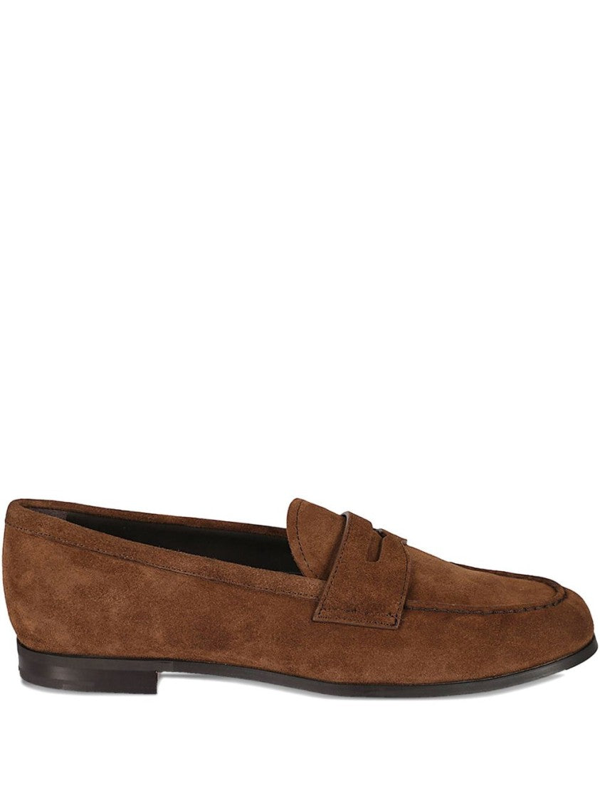 Church's Brown Suede Natalie Moccasin With Leather