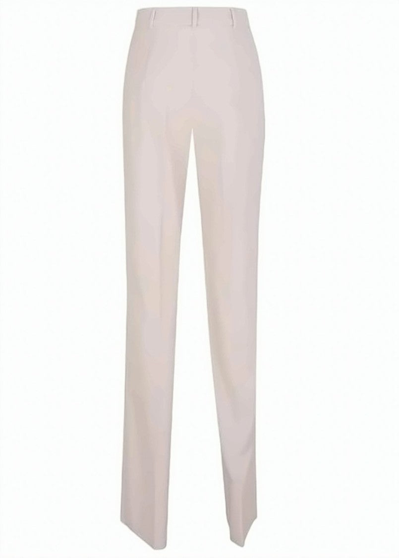 Max Mara Pink Wool Tailored Trousers