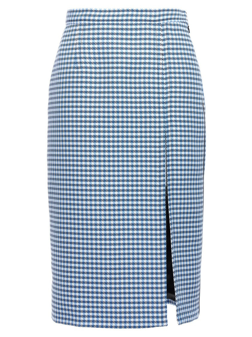 Marni Check Print Longuette Skirt