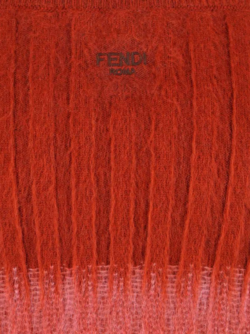 Fendi Mohair Blend Skirt, Multicolor