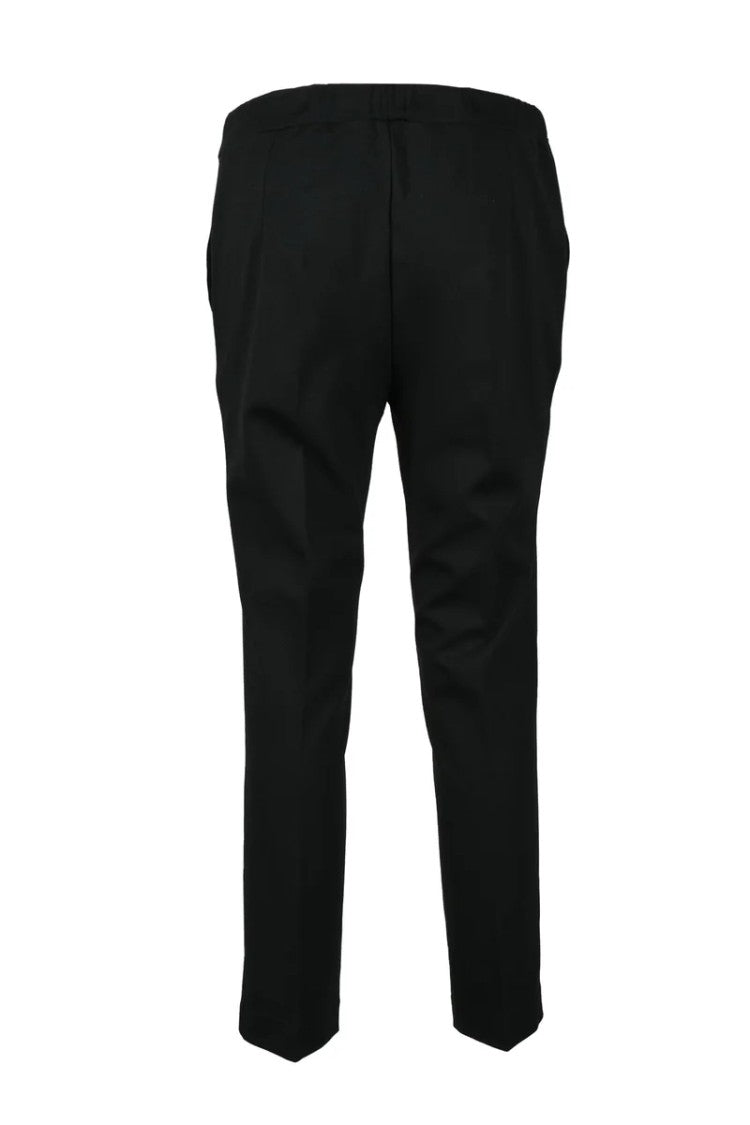 1-One 1-One Fabric Stretch Trousers - Black
