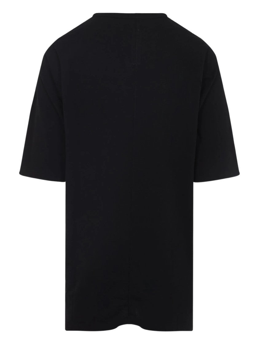 Rick Owens Jumbo Oversized Black Cotton T-Shirt