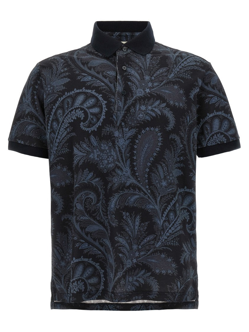 Etro Polo Paisley Flowers