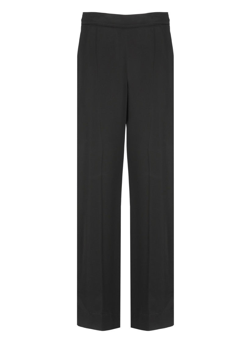 Jil Sander Black Viscose Palazzo Pants