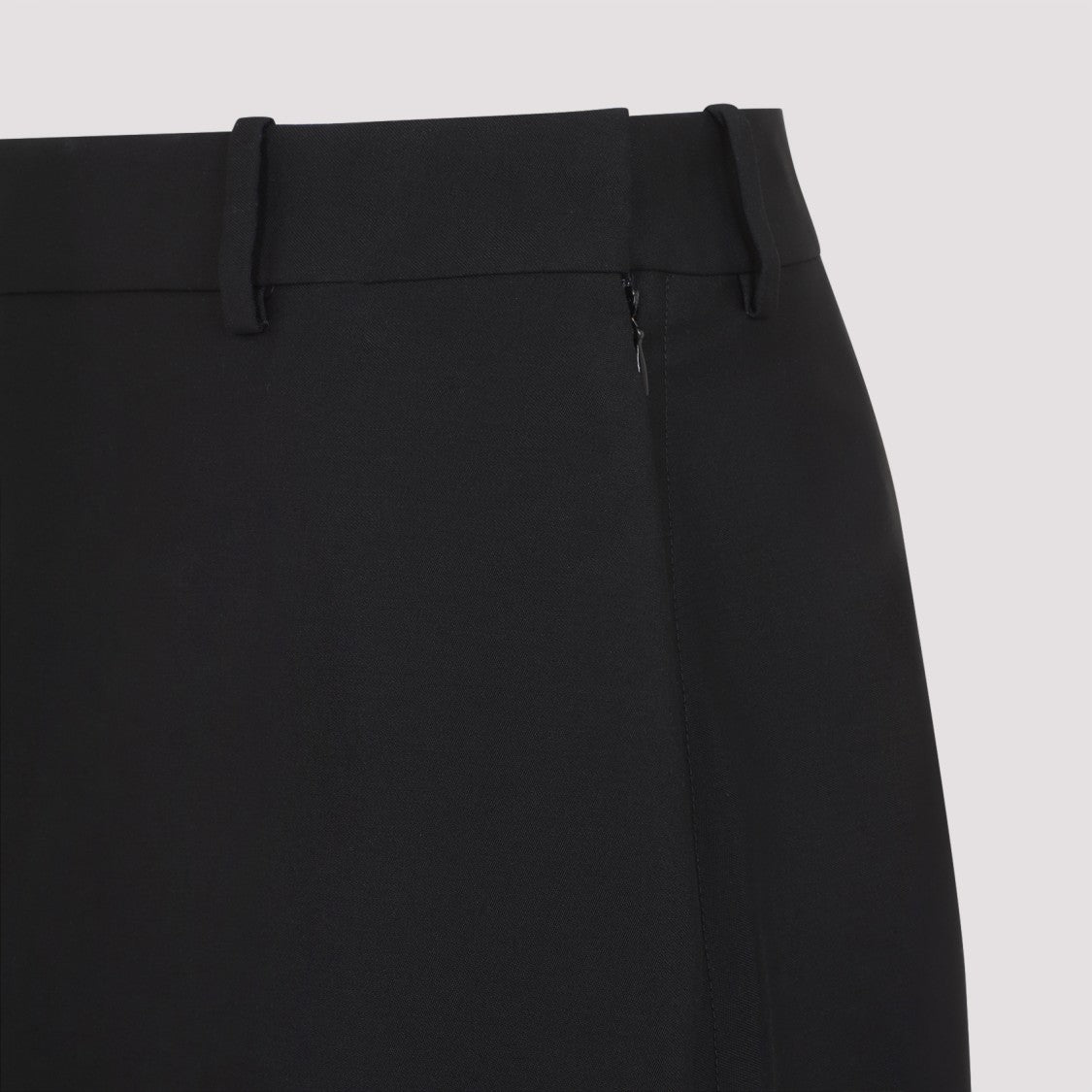 Bottega Veneta Asymmetrical Wool Skirt With Tailored Drape