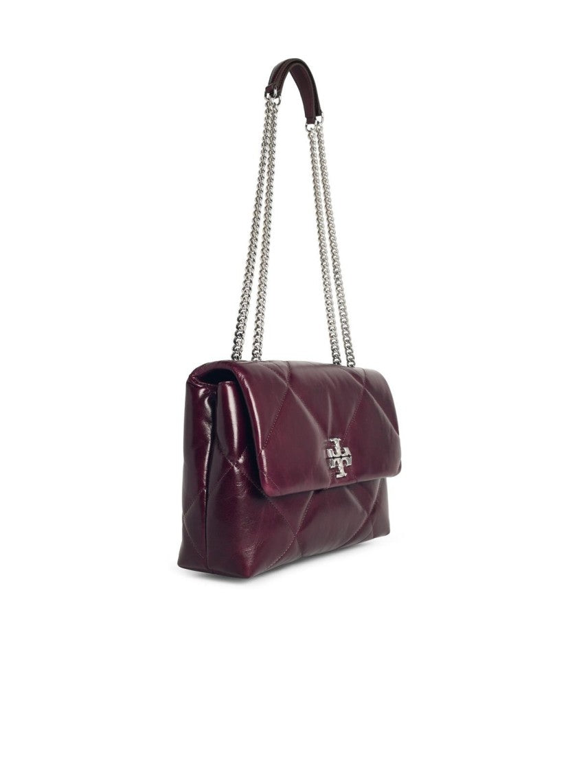 Tory Burch 'Kira' Burgundy Leather Crossbody Bag