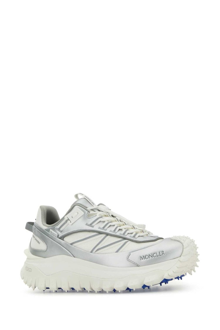 Moncler Two-Tone Fabric And Leather Trailgrip Sneakers