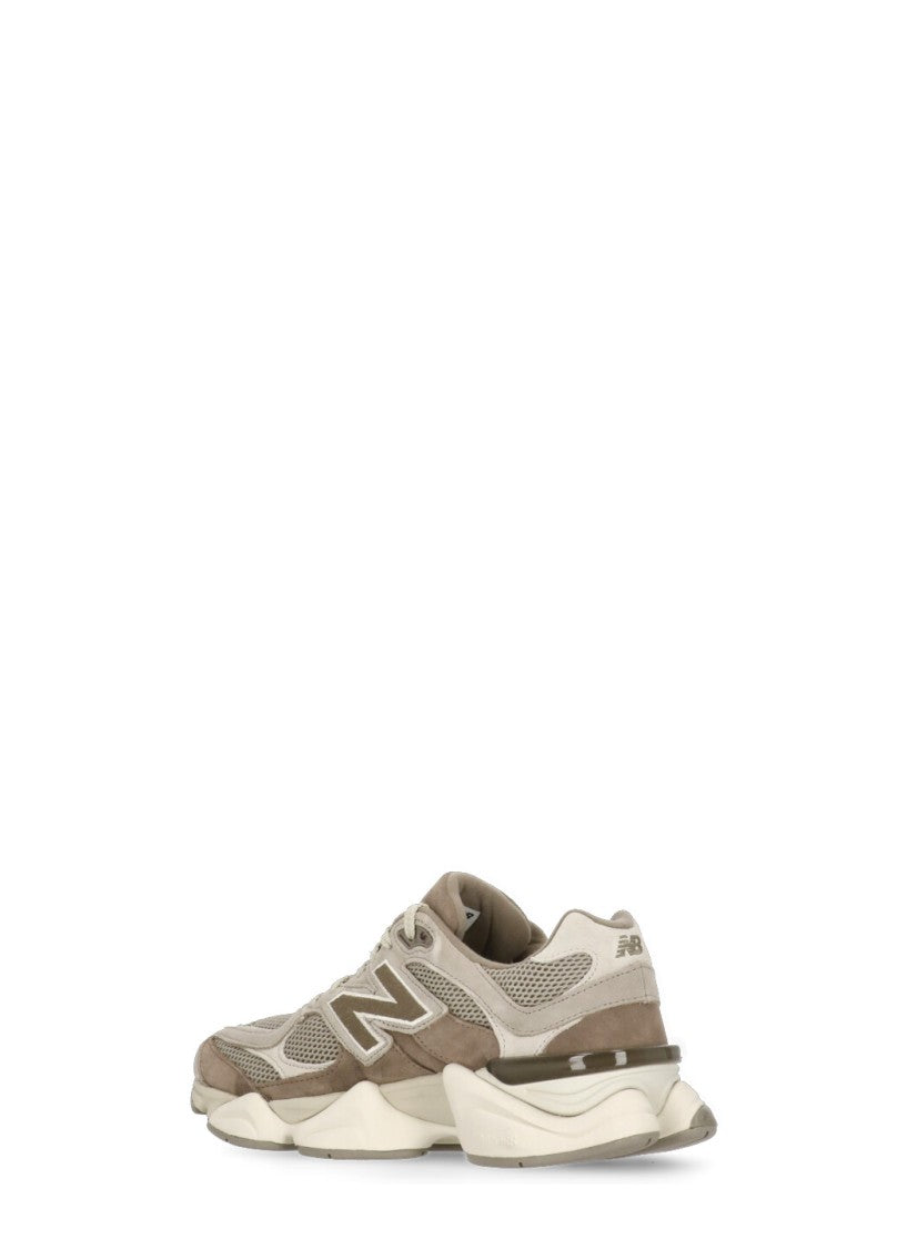 New Balance Brown 9060 Leather Sneakers