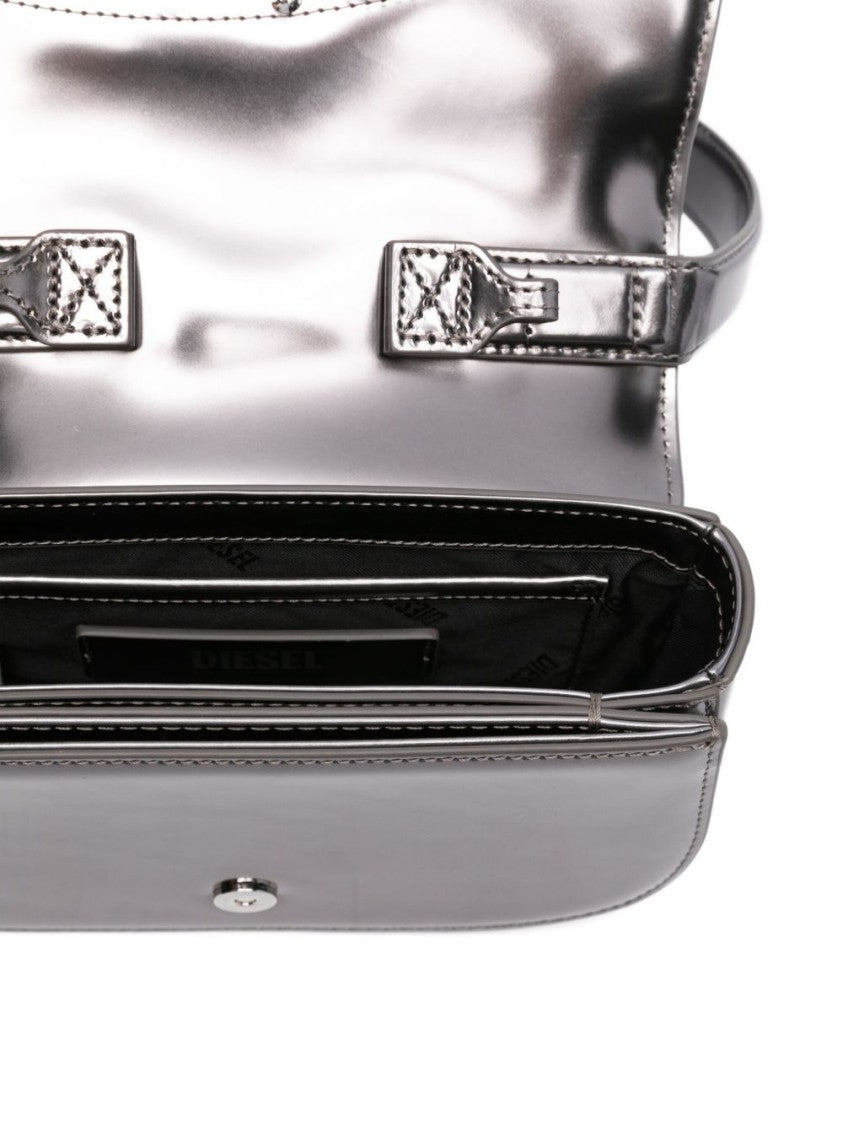 Diesel Glossy Metallic Finish Diesel Shoulder Bag