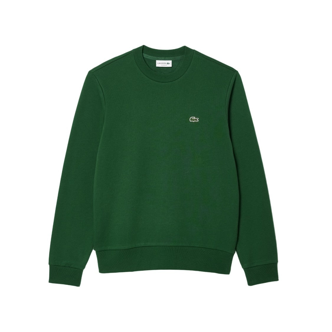 Lacoste Brushed Organic Cotton High Collar Sweatshirt