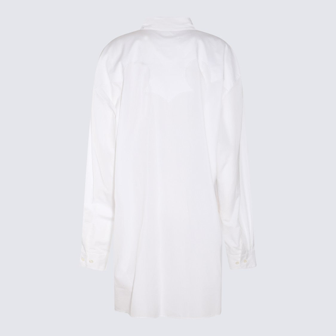 Maison Margiela Long-Sleeved Minimalist Dress With Button-Down Front