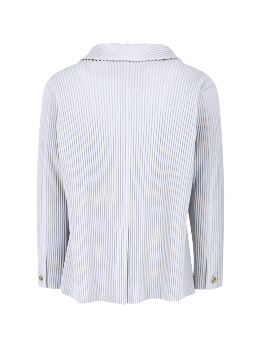 Homme Plissé Issey Miyake "Basics" Blazer – White