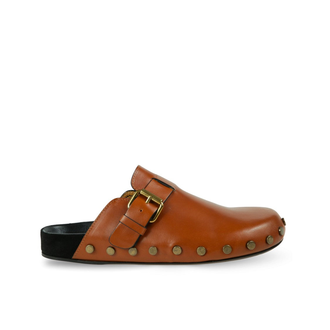 Isabel Marant Étoile Mirvin Brown Leather Slides