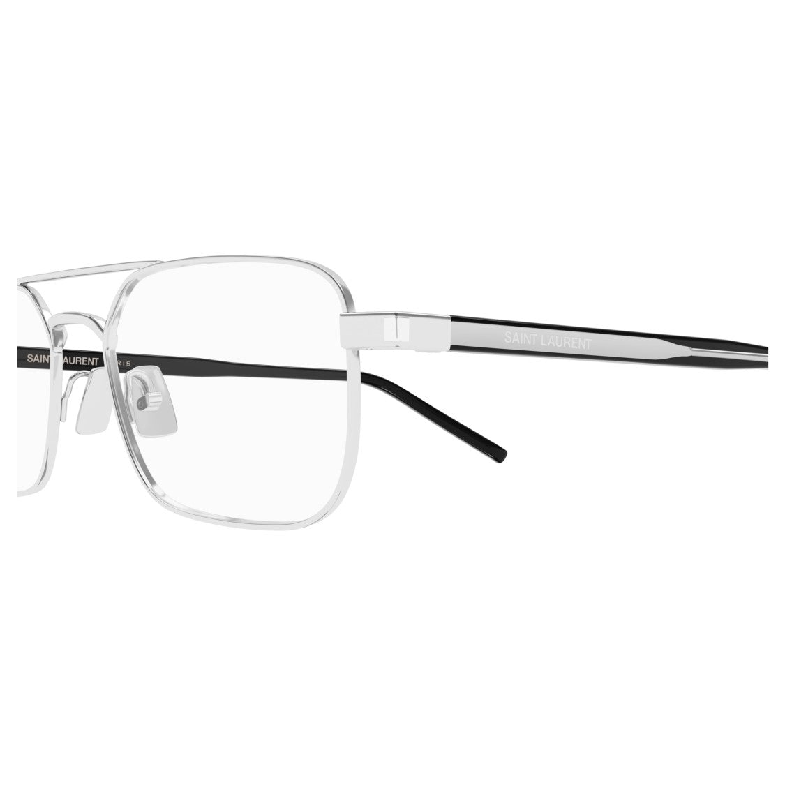 Saint Laurent Sl 780 Rectangular Metal Frame Eyeglasses