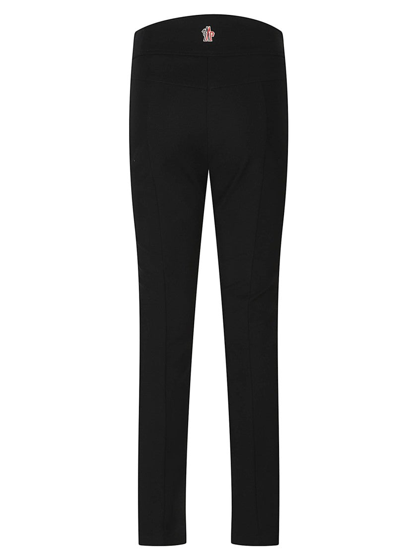 Moncler Grenoble Straight Leg Black Polyamide-Blend Pants