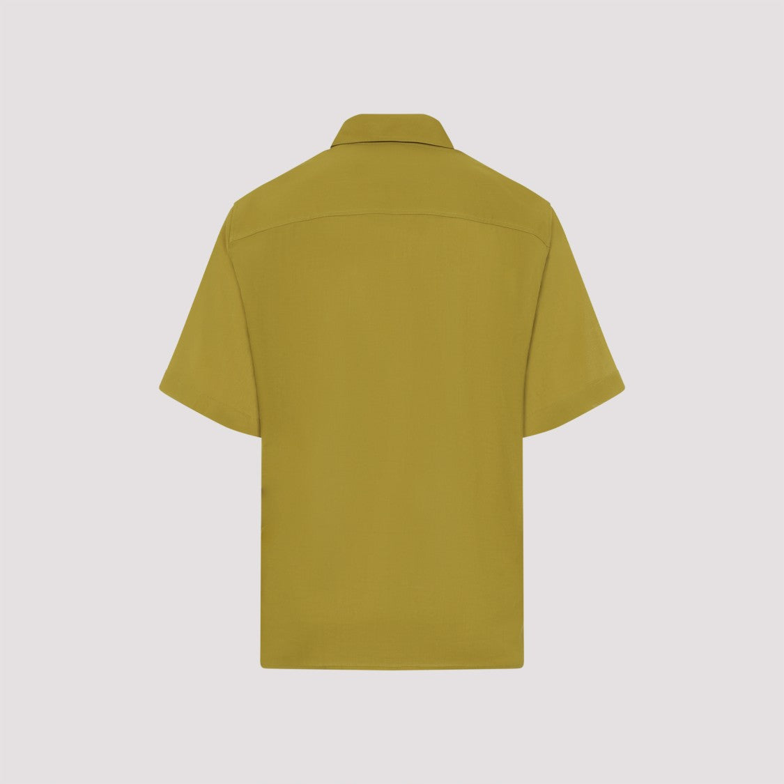 Ami Short Sleeve Green Cotton Shirt
