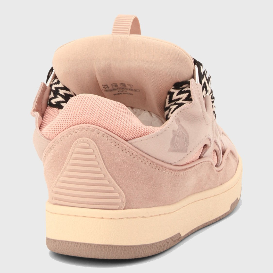 Lanvin Soft Pink Sneakers With Suede Texture