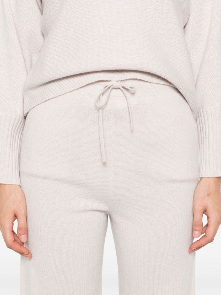 Alpha Studio Wide-Leg Trousers In Luxurious Wool-Cashmere Blend