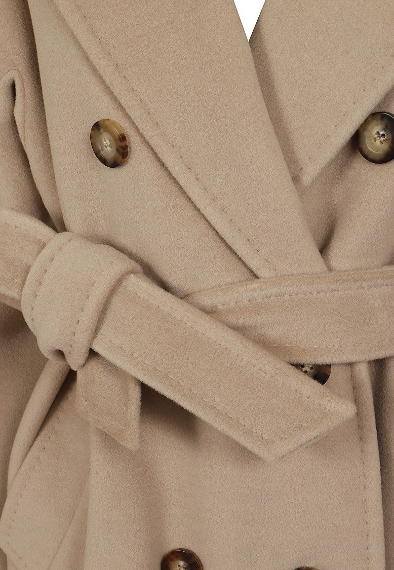 Max Mara Madame Double-Breasted Wool Cashmere Coat