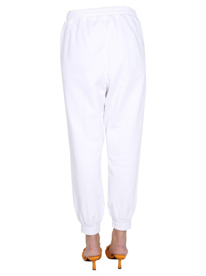 Philosophy Di Lorenzo Serafini Relaxed-Fit White Track Pants