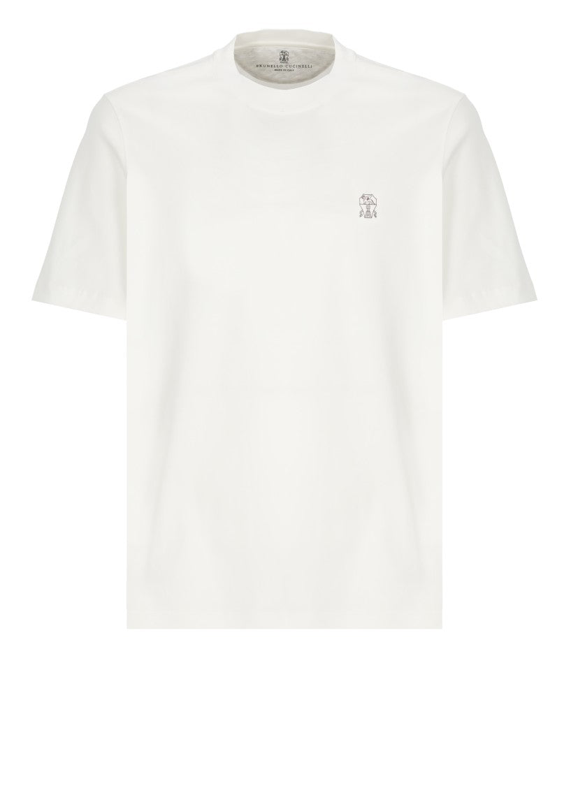 Brunello Cucinelli Essential Crew Neck Cotton T-Shirt