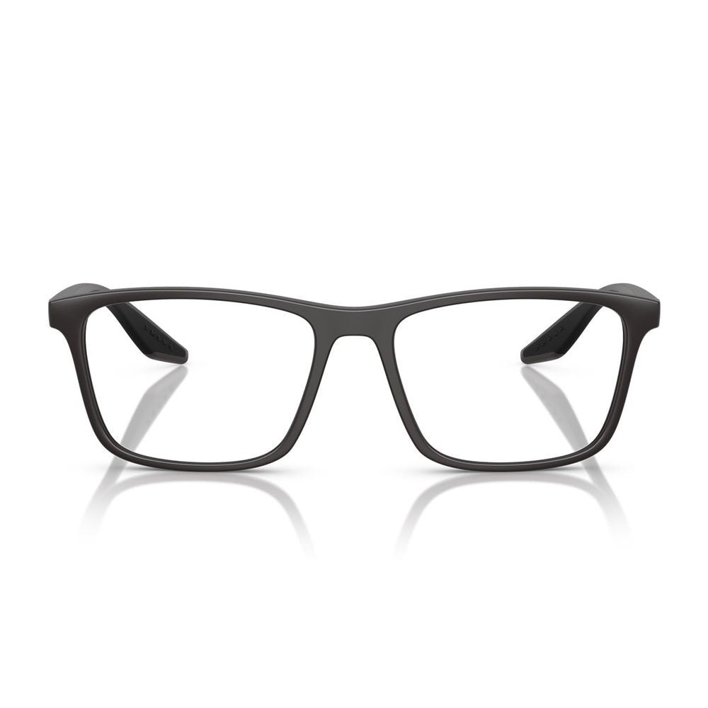 Prada Linea Rossa Ps 01Qv Matte Grey Nylon Rectangular Eyeglasses