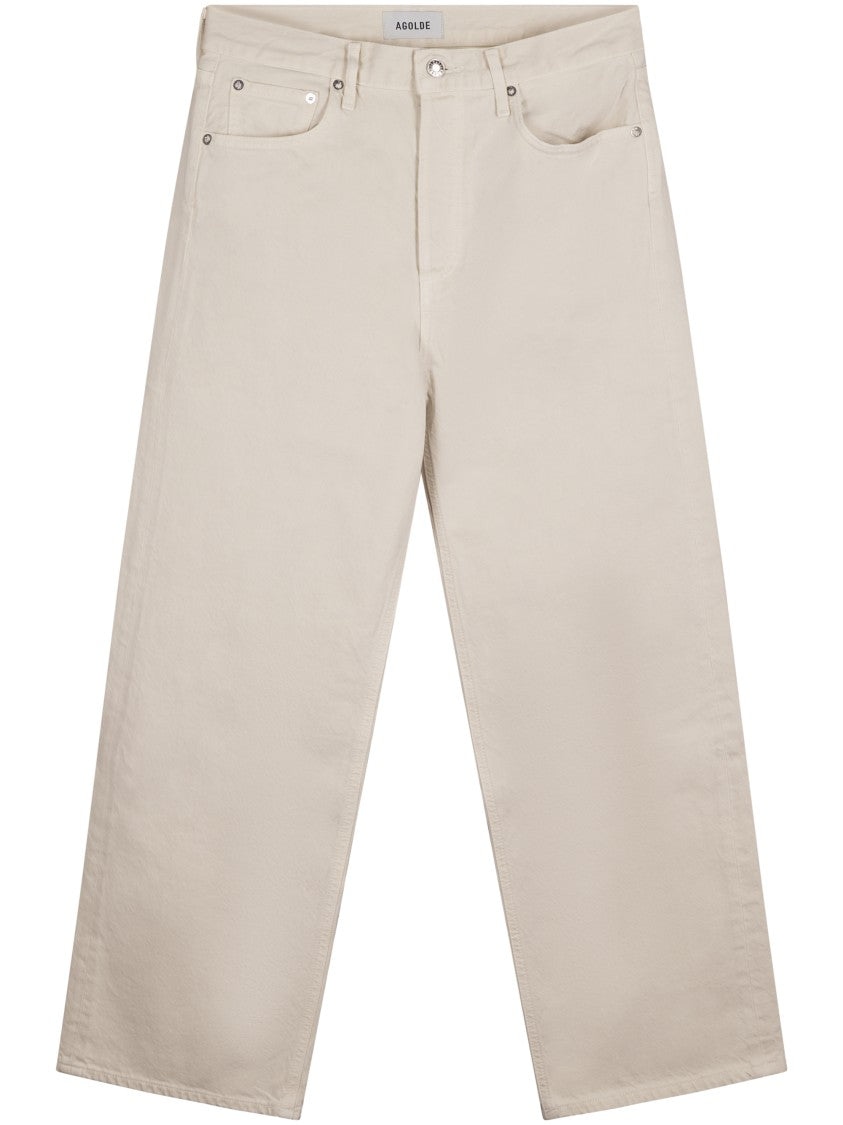 Agolde Straight-Leg Jeans In Warm Earthy Brown