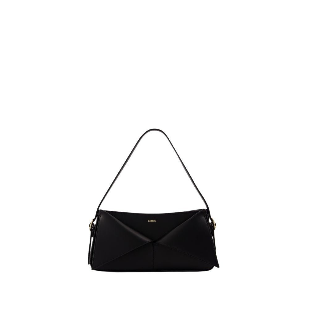 Coperni Belt Baguette Bag Purse - Leather - Black