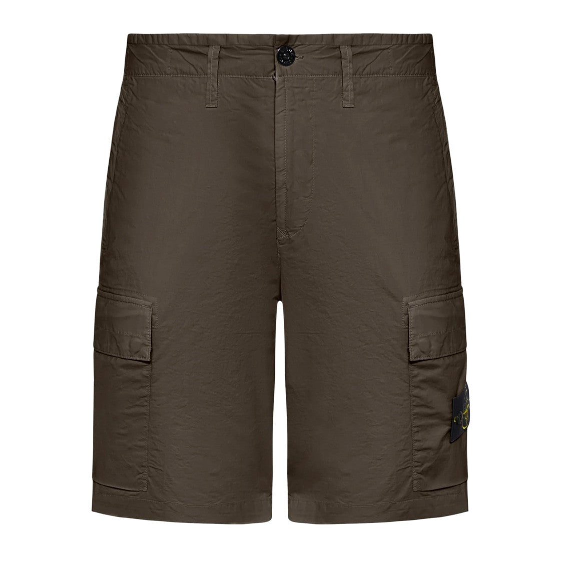 Stone Island Relaxed Fit Cargo Shorts With Textured Finish