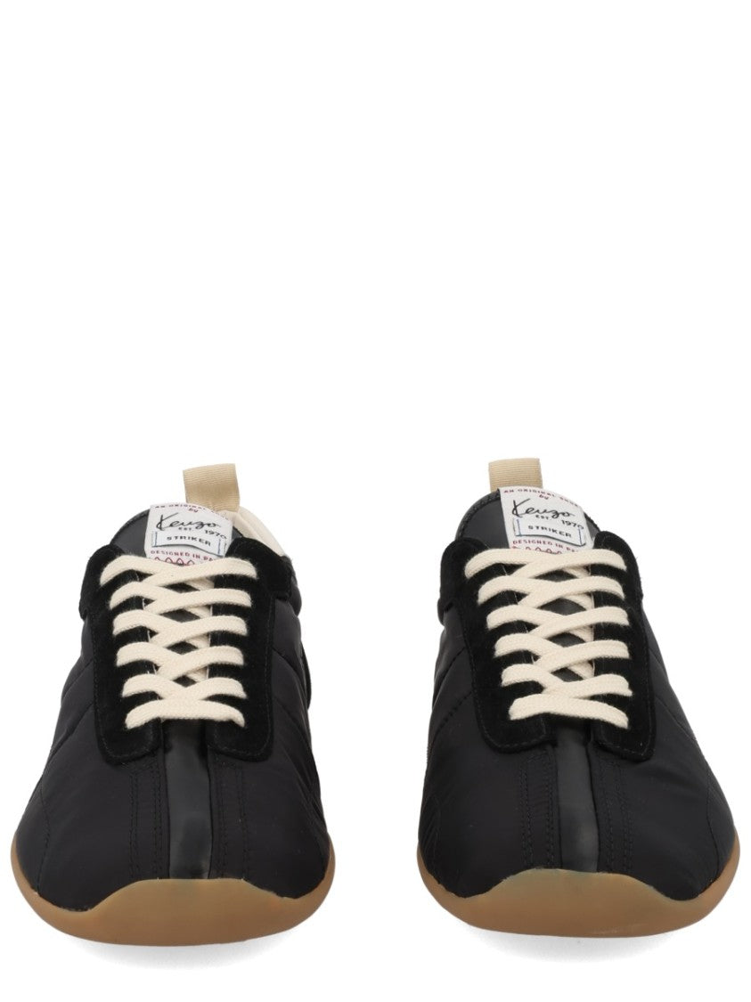 Kenzo Black Kenzo Striker Cream Laces Polyamide Sneakers