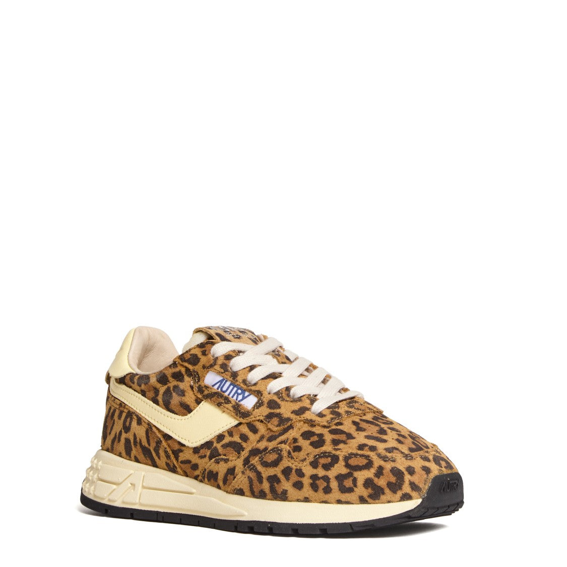 Autry Reelwind Low Leopard Suede Sneakers