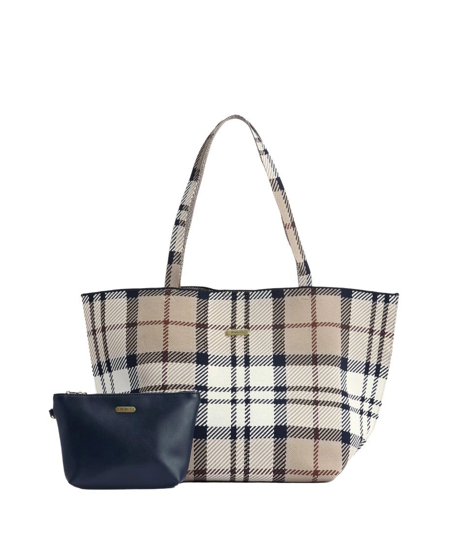 Barbour Layla Tartan Large Tote Bag