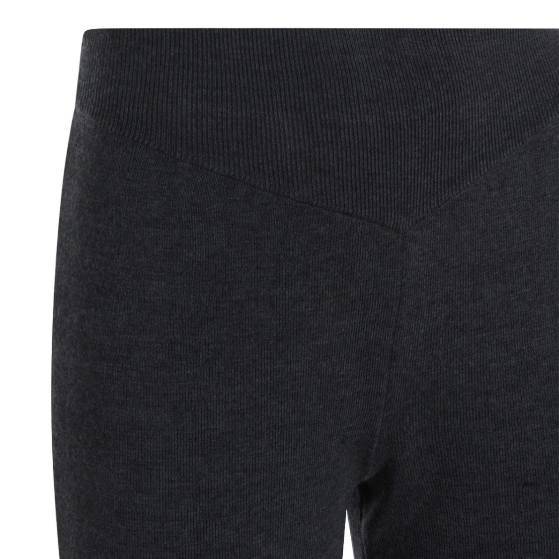 Aya Muse Straight-Leg Trousers With Ribbed High Waistband