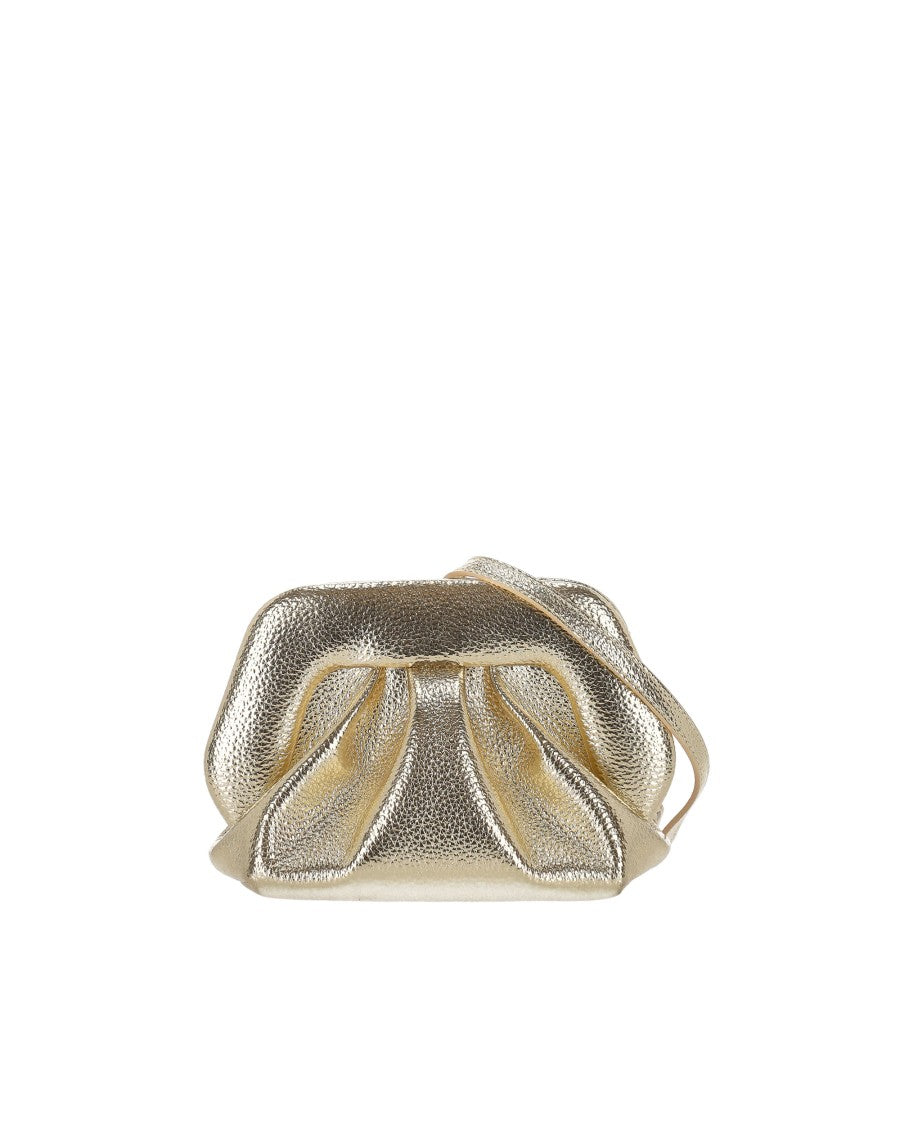 Themoirè Bios Small Bottolato Gold Laminate Bag