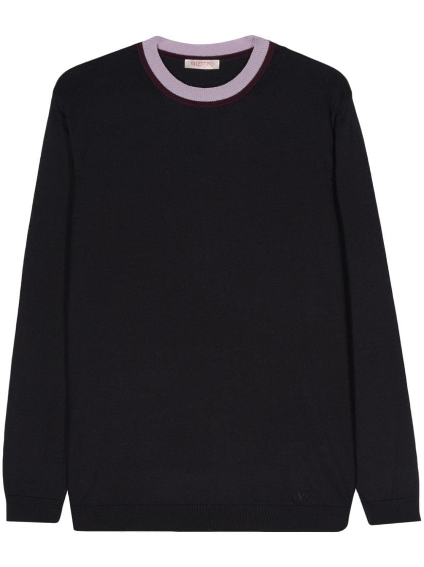 Valentino Garavani Ribbed Knit Sweatshirt