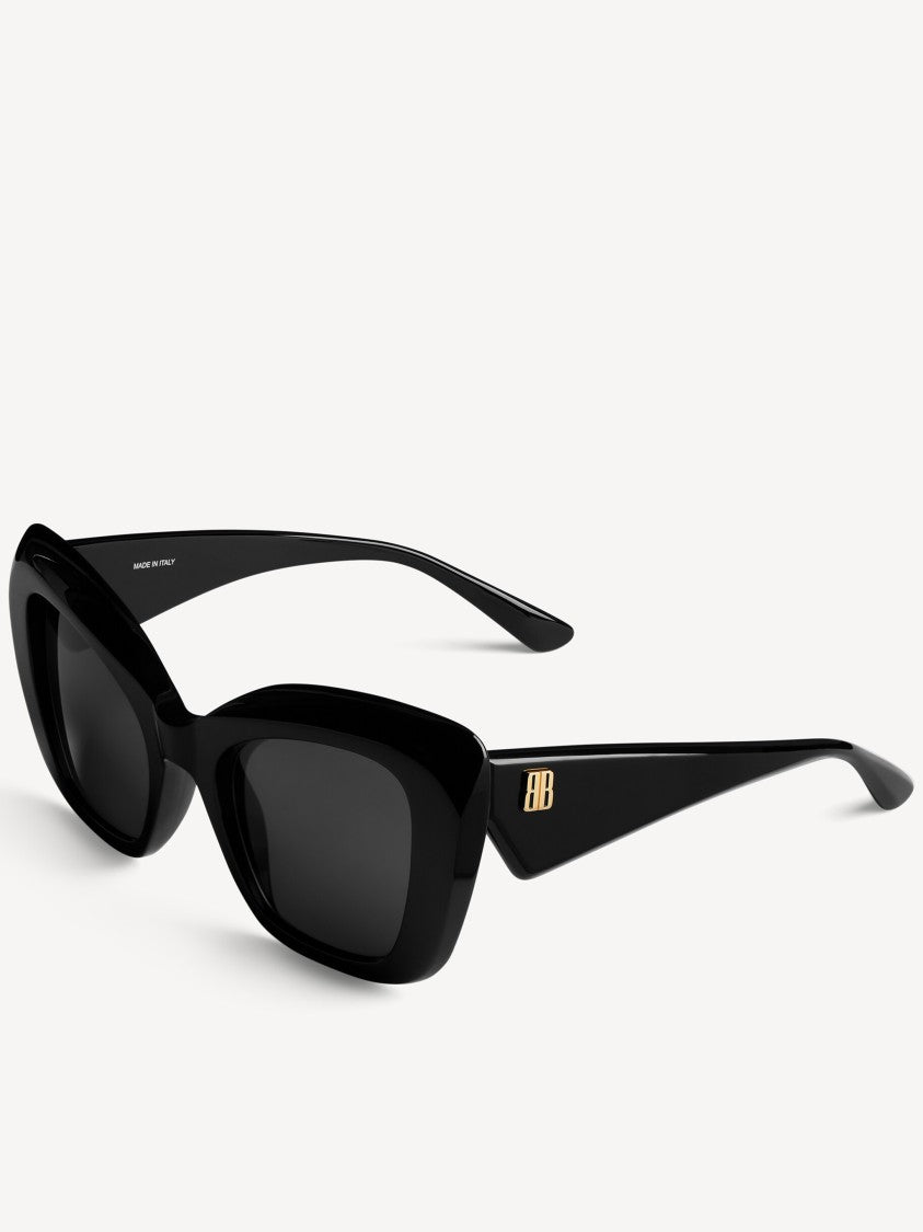 Balenciaga Black Diva Butterfly Oversized Sunglasses