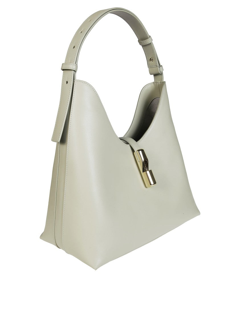 Furla Structured Hobo Bag In Smooth Leather
