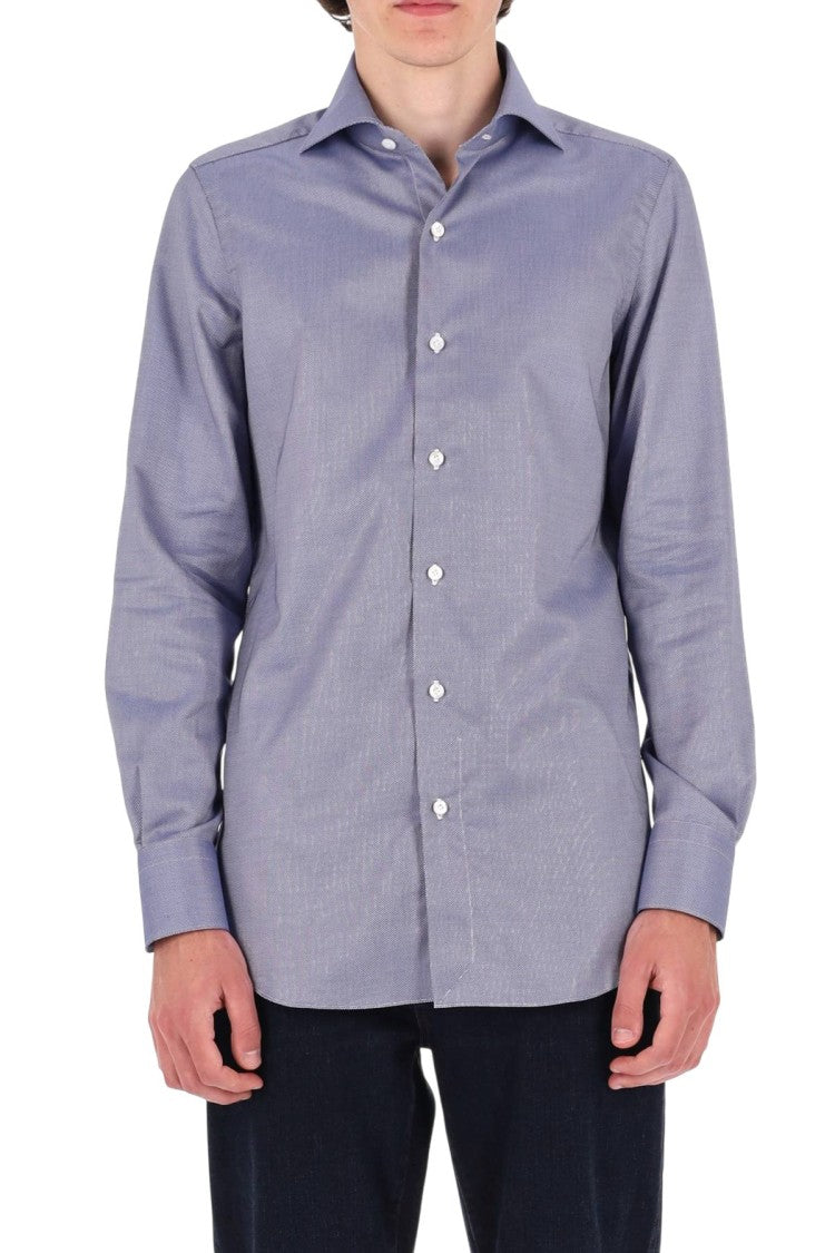 Finamore Milano Royal Oxford Cotton Shirt