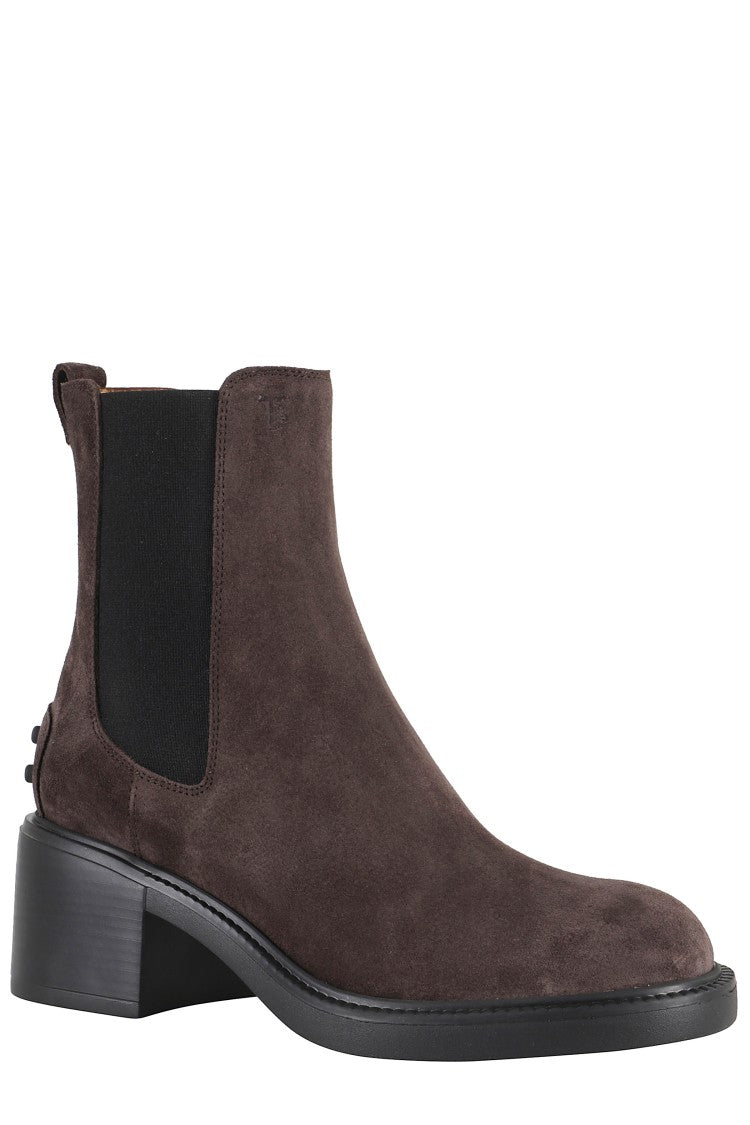Tod's Suede Leather Ankle Boots