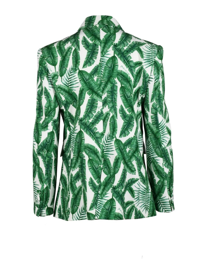 Giulia N White/Green Technical Jacket